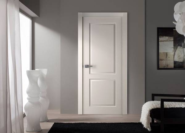 Межкомнатная пластиковая дверь в квартире в Лобне