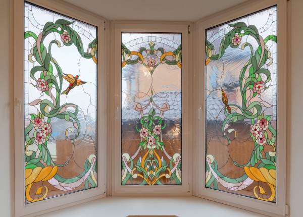 Витражные окна в квартире в Лобне