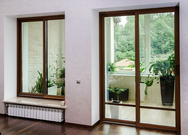 Балконная дверь в коттедж в Лобне