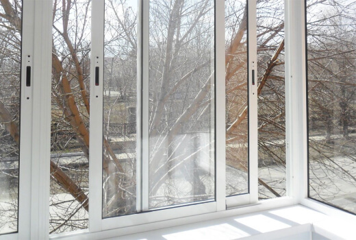 Холодное остекление лоджии 4 кв.м в Лобне